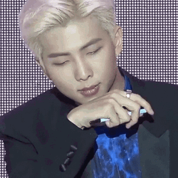 Nam-Joon Brow Raise Reaction GIF