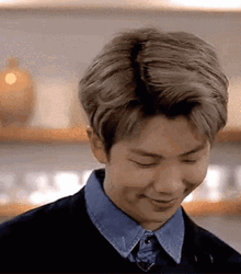 Nam-Joon Charming Smile GIF