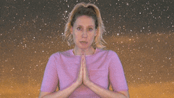 Namaste Everyday  Happy Girl Praying Hands GIF