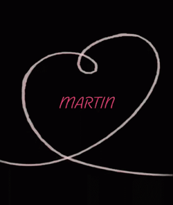 Name Martin Heart GIF