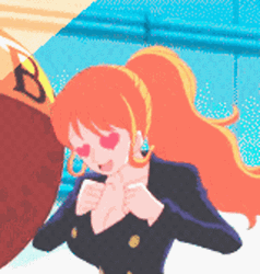 Nami Body Sanji Pop Art GIF