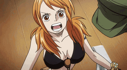 Nami Excited Heart Of Gold GIF