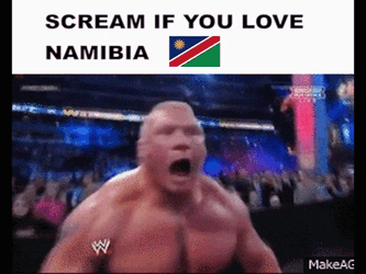 Namibia Scream If You Love GIF