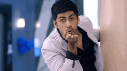 Namit Khanna Blow A Kiss To His Wife GIF
