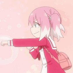 Nana Anime Nana Hiiragi Practice Punches GIF