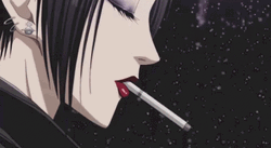 Nana Anime Nana Osaki Smoking Habit GIF