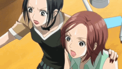Nana Osaki And Hachi Looking Each Other GIF