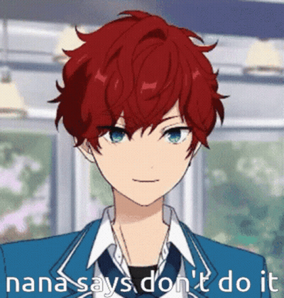 Nana Says Don't Do It Red Hair Boy GIF