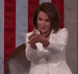 Nancy Pelosi Clap  GIF