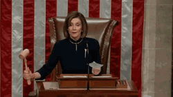 Nancy Pelosi Hitting Gavel GIF