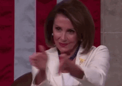 Nancy Pelosi Sarcastic Clap GIF