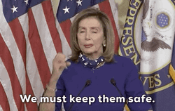 Nancy Pelosi We Must Keep Them Safe GIF