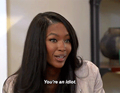 Naome Campbell What An Idiot GIF