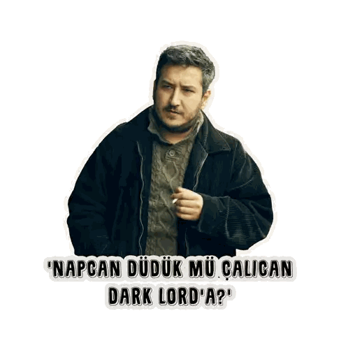 Napcan Duduk Mu Calican Dark Lord Sticker