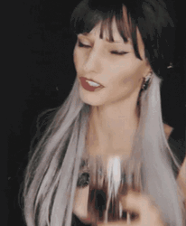 Narcissa Malfoy Drinking Wine GIF