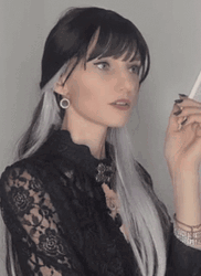 Narcissa Malfoy Holding Cigarette GIF