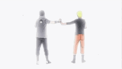 Naruto And Sasuke Back Turned GIF