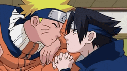 Naruto And Sasuke Face Off GIF