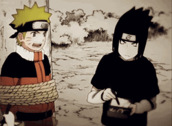 Naruto And Sasuke Feed GIF