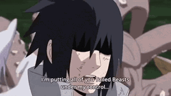 Naruto And Sasuke Tailed Beast GIF