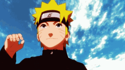 Naruto Anime Smile Happy Touch Nose GIF