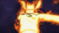 Naruto Blackhole Jump Fiery Background GIF