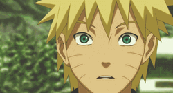 Naruto Blank Stare Bushy Background GIF