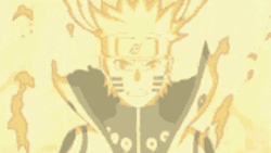 Naruto Burning Flames Fluttering Background GIF