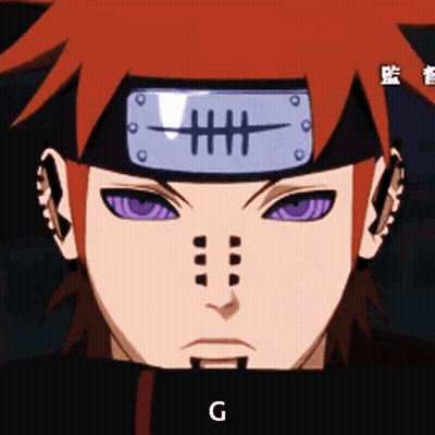 Naruto Character Close Up With Purple Eyes GIF