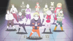 Naruto Dance Cast Credit Song GIF