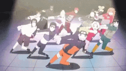 Naruto Dancing Manga Series Anime GIF