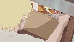 Naruto Eating Ramen From Drawer GIF