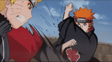 Naruto Fight Pain GIF