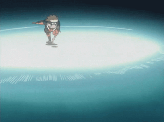 Naruto Fight Sasuke Above The Sea GIF