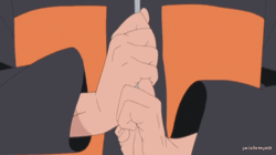 Naruto Fight Using Hand Seals GIF