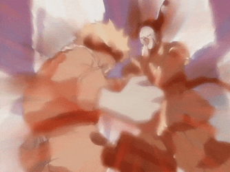 Naruto Fighting Haku GIF