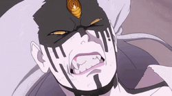 Naruto Fighting Momoshiki In The Face GIF