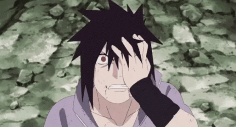 Naruto Fighting Sasuke Kick To The Face GIF
