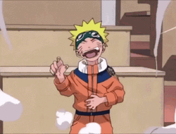 Naruto Funny Laughing Loudly GIF