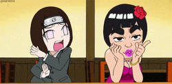 Naruto Funny Neji And Might Guy Moment GIF