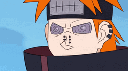 Naruto Funny Serious Yahiko GIF