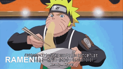 Naruto Hurriedly Eating Ramen GIF