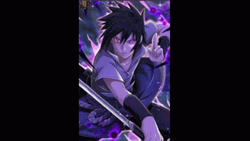 Naruto Image Compilation Black Background GIF