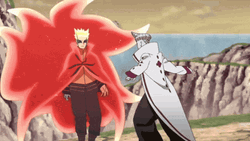 Naruto Intense Battle Mountain Background GIF