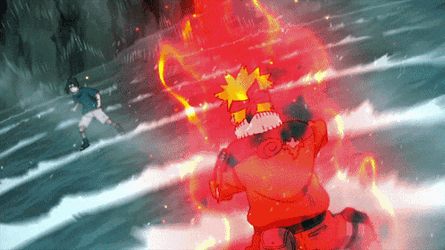 Naruto Intense Fight With Sasuke GIF