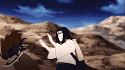 Naruto Neji Flying Kick  GIF