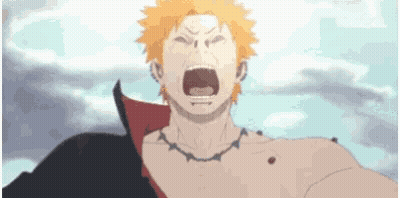 Naruto Pain Screaming Close Up GIF