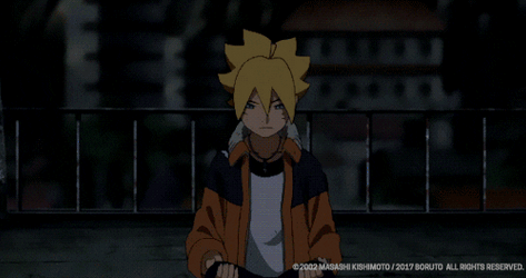 Naruto Putting On Shinobi Headband Dark Background GIF