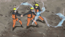 Naruto Rasengan Shuriken Battle Fight