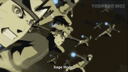 Naruto Rasengan To Kurama GIF